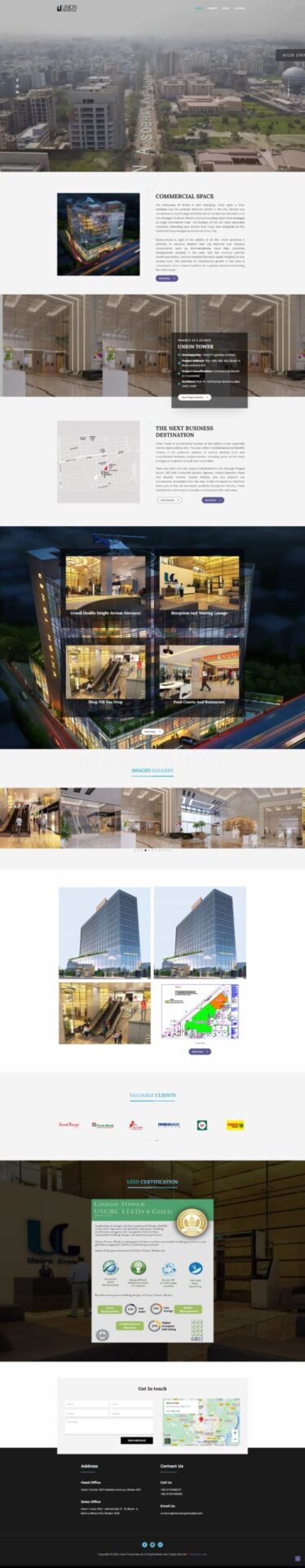 Union Properties Ltd Company Website Project Abu Sayed