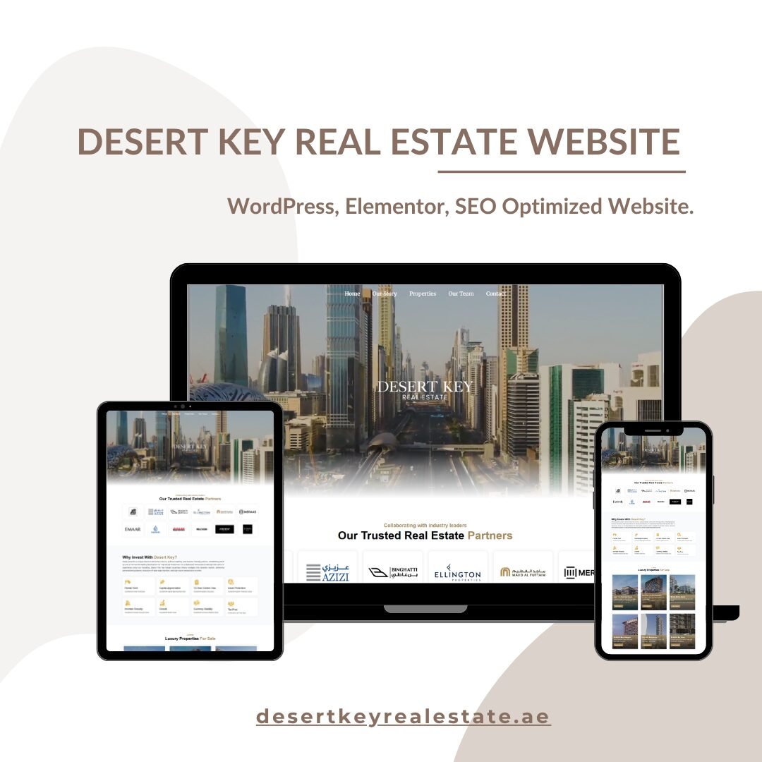 Desert Key Real Estate Website for Abu Sayed