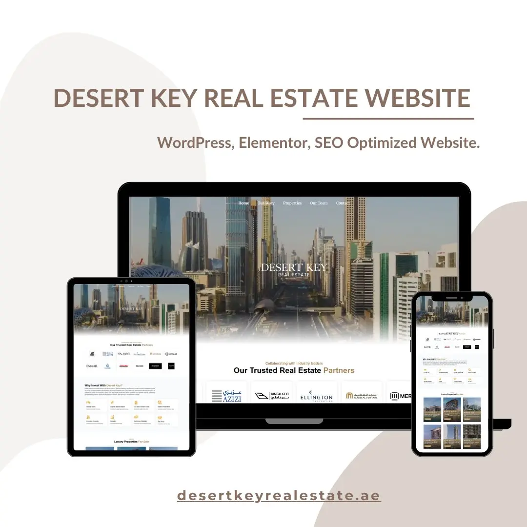 Desert Key Real Estate Website for Abu Sayed